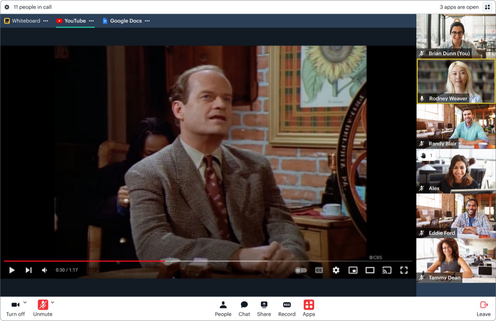 Daily Prebuilt showing Seinfeld in a YouTube integration